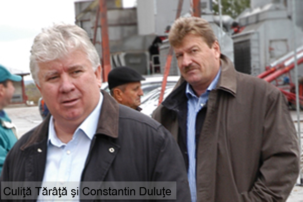 Constantin Duluţe (dreapta) este un apropiat la familiei fostului baron PSD, Culita Tărâţă, decedat în acest an