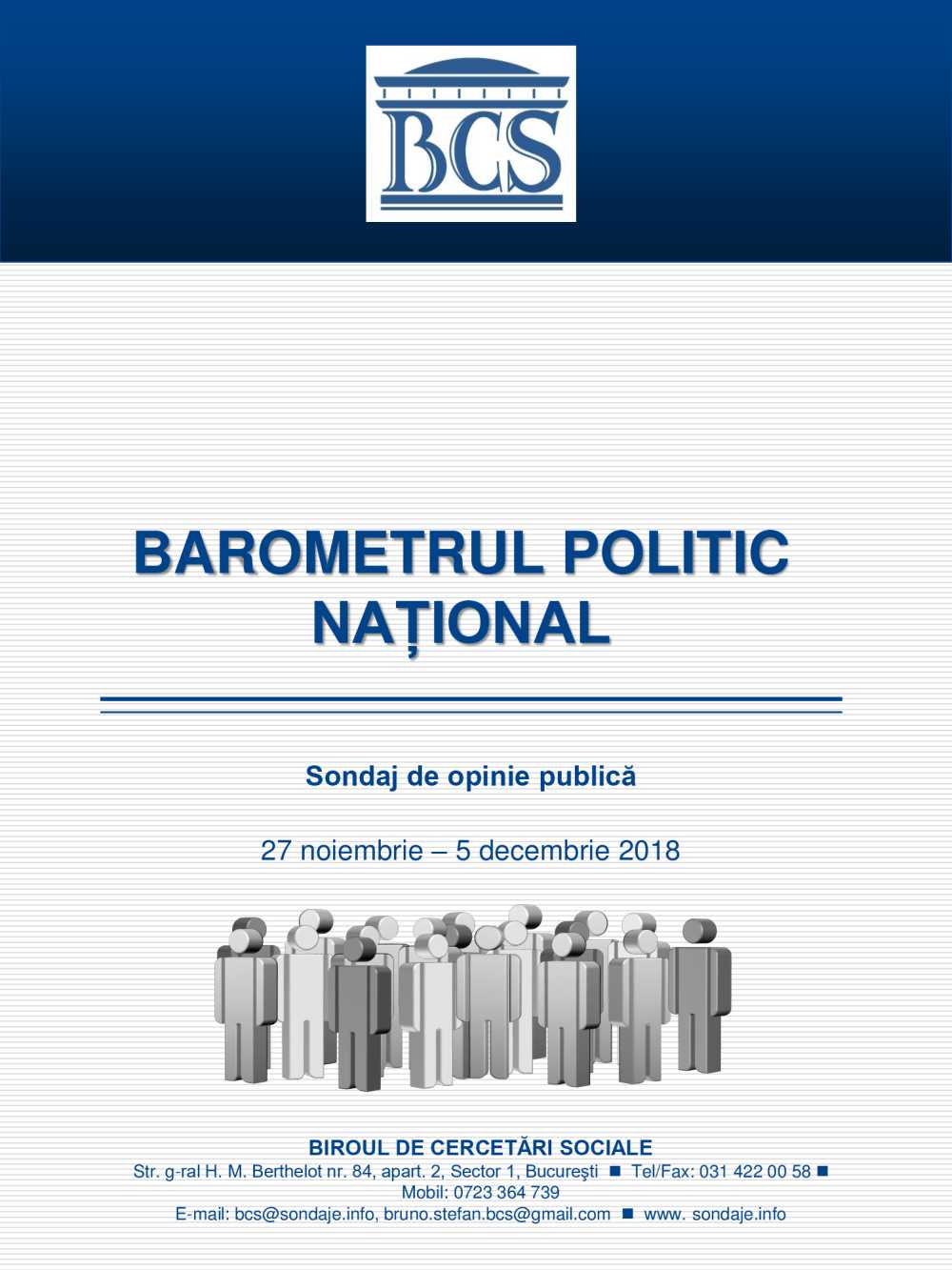 Barometru politic național 2018 (1) Barometrul Național Politic 2018: Ce cred românii despre