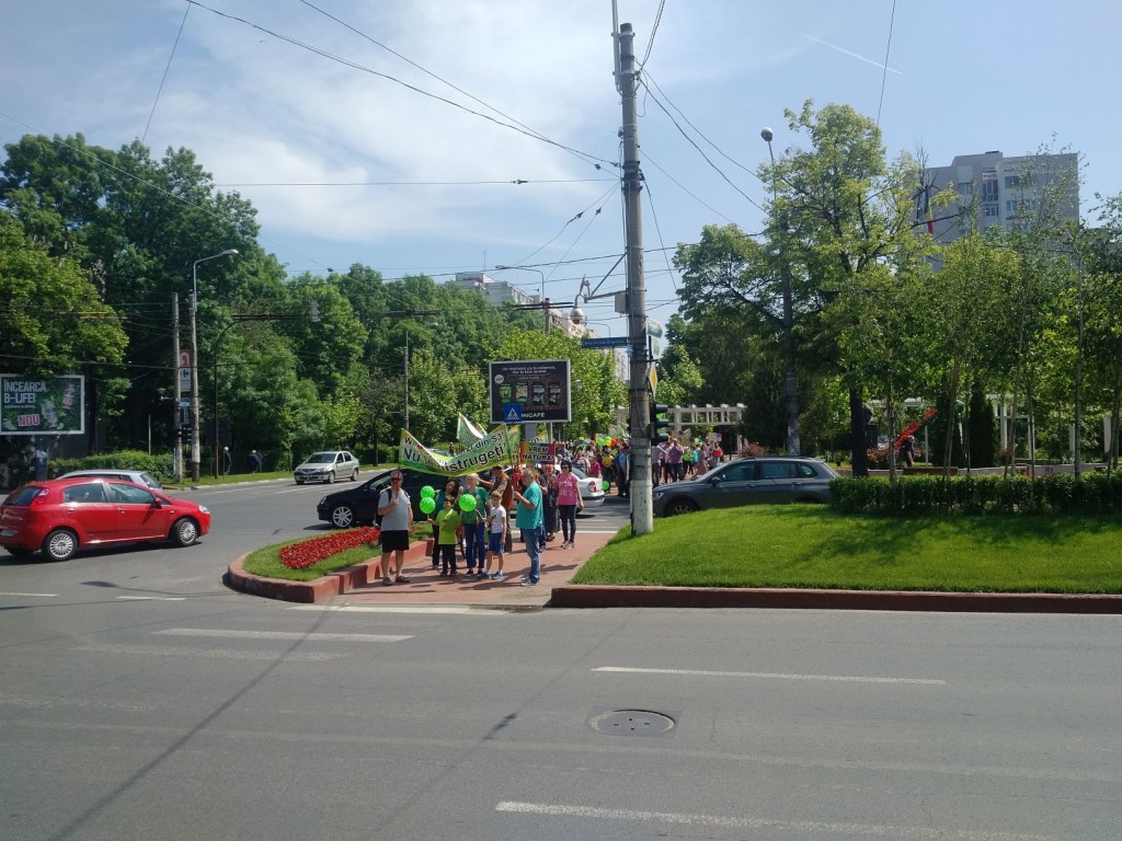 marș pentru Parcul Brâncuși