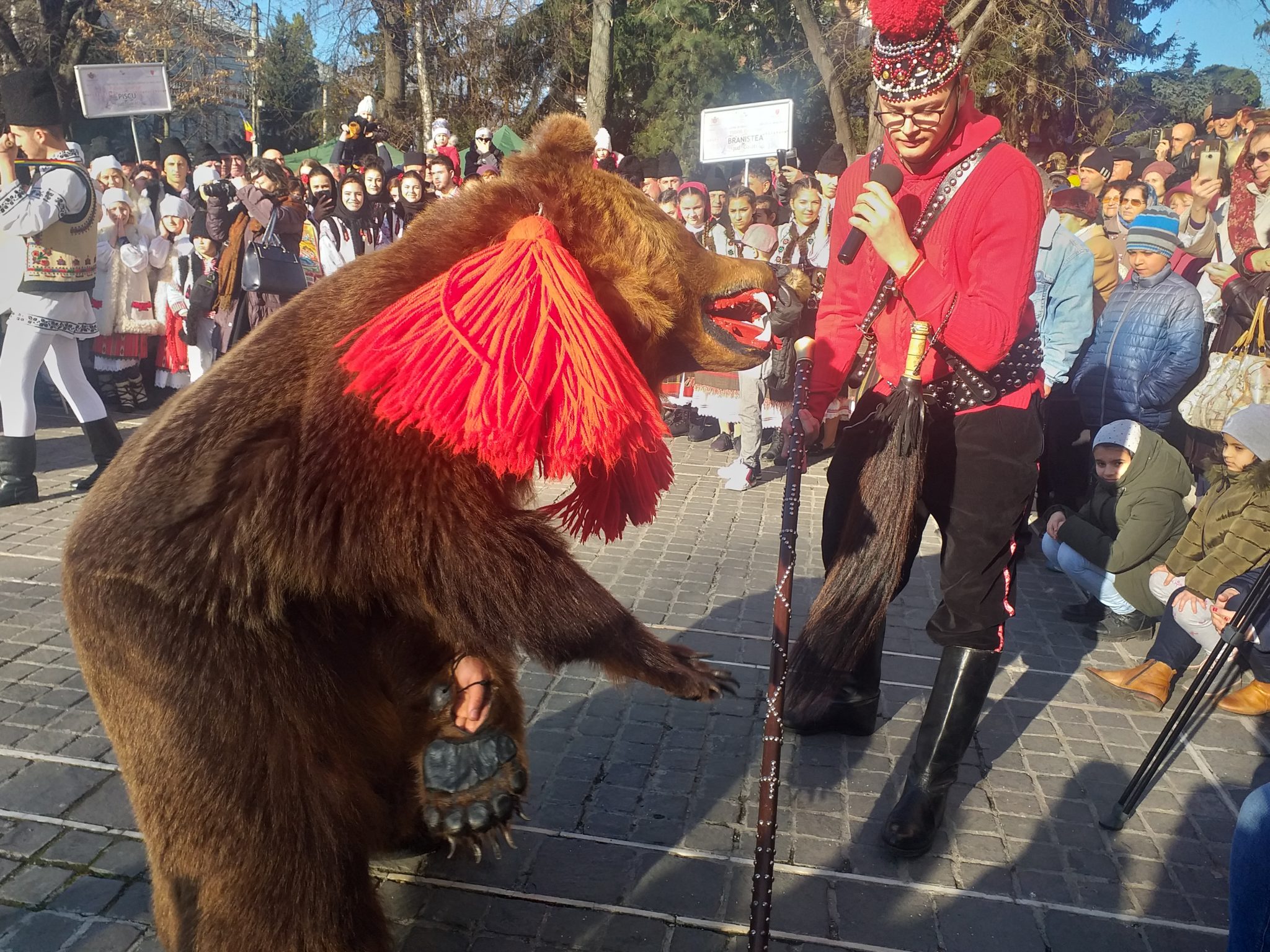 Umblatul cu ursul cel mai spectaculos dintre jocurile cu măști