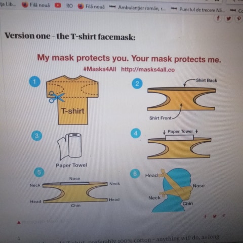 Cum sa faci o masca din tricou