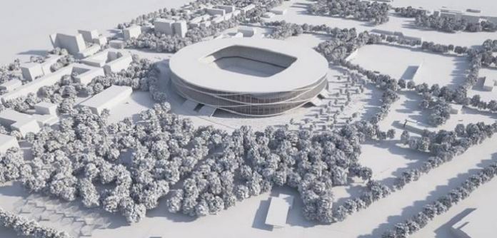 Stadion Nou. Foto: Opinia Timisoarei .ro
