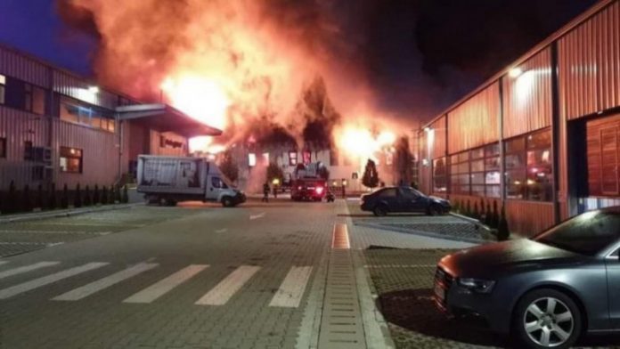 Incendiu. Sursa foto: Monitorul de Cluj