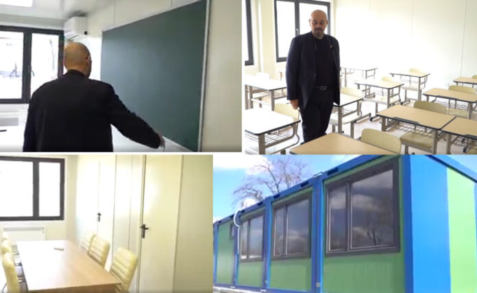 Primarul Sectorului 5, Cristian Popescu Piedone, a inaugurat un complex modular școlar